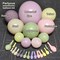 Purple Green Pink Balloon Arch (Pink Purple Green Yellow) 0.49 x 0.32 x 0.16 inches